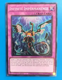 Near Mint Yugioh Infinite Impermanence RA01-EN075 Prismatic Collector's Rare - Image 1