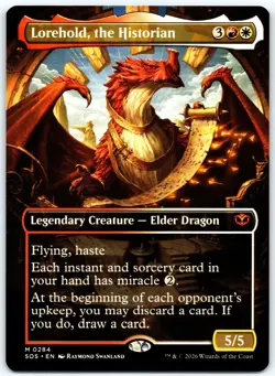 Lorehold, the Historian (Borderless) #284 - Mythic - Secrets of Strixhaven - SOS - Image 1