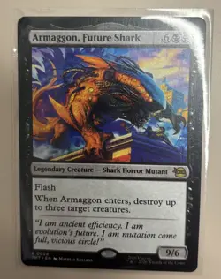 Magic the gathering, TMNT: Armaggon, Future Shark.Single, Rare, Postage Included - Image 1