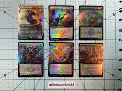 MTG Secrets Of Strixhaven Rare Full Art Foil LOT OF 17 SOS/SOA! - Image 2