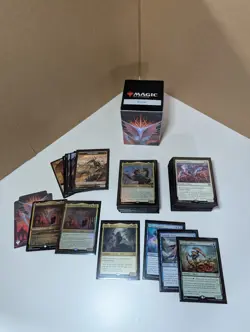 Mtg Commander Masters Precon Deck Sliver Swarm Open NM Sleeved Deckbox - Image 2