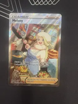 Pokemon Melony Trainer Ultra Rare Full Art Holo GG64/GG70 Crown Zenith Card - Image 1