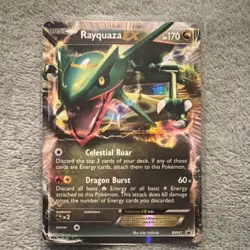 Pokemon Rayquaza EX Black & White Promo Holo BW47 2012 English Dragon - Image 1