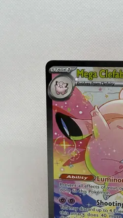 Mega Clefable ex 119/088 Special Illustration Rare Pokemon TCG Perfect Order NM - Image 3
