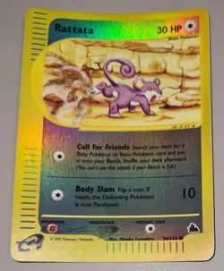 Rattata # 90/144 Reverse Holo aus Skyridge 2003 Pokemon Englisch Mint Vintage - Image 1