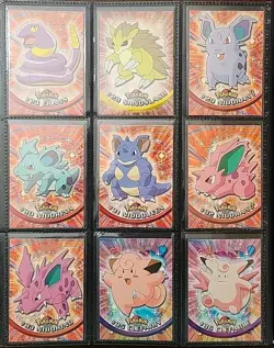 LP** Topps Pokemon Series 1 & 2 x63 Card Lot No Duplicates TV Animation Edition - Image 2