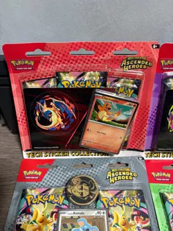 Pokemon TCG: Ascended Heroes Tech Sticker & Blister Pack Bundle (New & Sealed✅) - Image 2