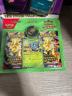 Pokemon TCG: Ascended Heroes Tech Sticker & Blister Pack Bundle (New & Sealed✅) - Image 5