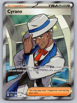 Cyrano 230/191 Ultra Rare Surging Sparks Pokemon Near Mint - Image 1