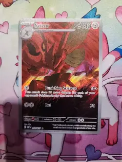 Pokemon TCG Scizor 205/197 Obsidian Flames Illustration Rare Holo - Image 2