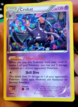 Pokemon Cosmos Holo Crobat # 33/119 Cosmos Legacy Promo Set Pokemon MINT - Image 1
