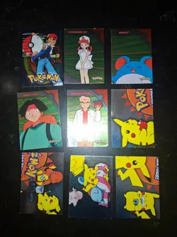 Lot de 9 cartes pokemon topps FOIL reservees pour samcarano - Image 1