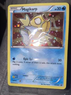 Magikarp XY143 Holo Target Promo 2016 SEALED Rare Shiny Pokemon TCG Galaxy Swirl - Image 2