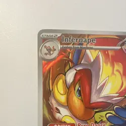 Pokemon TCG Infernape Illustration Rare Holo 173/167 Twilight Masquerade Stage … - Image 2