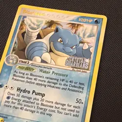 Pokemon TCG Blastoise 14/100 Crystal Guardians Reverse Holo Stamped - LP - Image 2