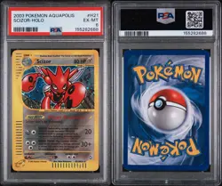 Pokemon TCG Scizor H21/H32 Aquapolis 2003 Holo Rare E-Reader PSA 6 EX MT Vintage - Image 3