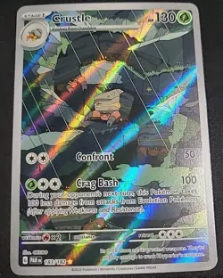 Pokemon Crustle 183/182 Paradox Rift Illustration Rare Holo NM - Image 1