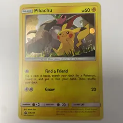 Pokemon TCG Pikachu SM234 Black Star Promo LP - Image 1