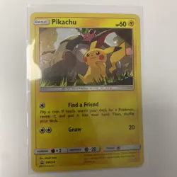 Pokemon TCG Pikachu SM234 Black Star Promo LP - Image 3