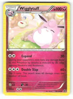 Wigglytuff 66/124 Uncommon Fates Collide Pokemon Lightly Played - Image 1
