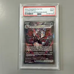 2024 POKEMON PAF EN #234/091 CHARIZARD EX SPECIAL ILLUSTRATION RARE PSA 9 - Image 1