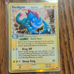 Pokemon Feraligatr EX Dragon Frontiers 2/101 Delta Species Holo Rare 2006 - Image 1
