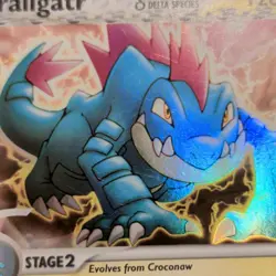 Pokemon Feraligatr EX Dragon Frontiers 2/101 Delta Species Holo Rare 2006 - Image 4