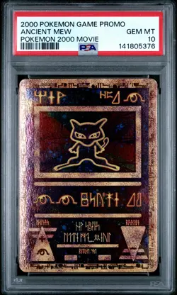 2000 POKEMON GAME MOVIE POKEMON 2000 MOVIE ANCIENT MEW PSA 10 - Image 1