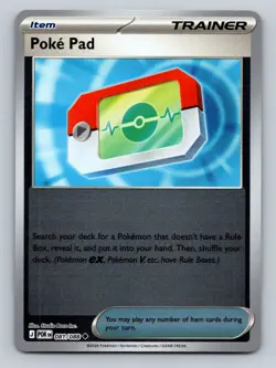 Poke Pad 198/217 Common ME: Ascended Heroes Pokemon Reverse Holo NM - Image 1