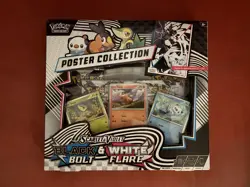 Pokemon TCG | Black Bolt & White Flare Unova Poster Collection | Factory Sealed - Image 1
