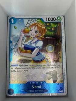 P-053 Nami (Jolly Roger Foil) English P One Piece TCG Card Game - Image 1