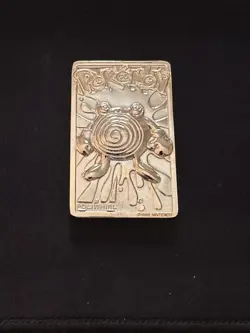 Pokemon Poliwhirl 24K Gold Plated Trading Card 1999 Burger King Limited Edition - Image 3