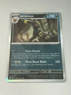 Umbreon Holo 059/131 SV: Prismatic Evolutions Pokemon Card - Image 1