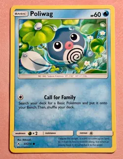 Poliwag~ Cute Blue Pokemon Cards | Water & Pastel Aesthetic Gallery - Image 1