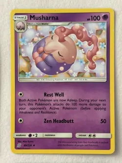Musharna~Cute Pink Pokemon ~Pretty in Pink & Pastel Gallery~Cute Pokemon Cards - Image 1