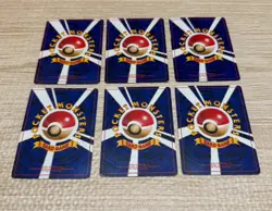 Pokemon Card Old Back Vintage Lot 6 Cards Japanese free shipping - Image 2