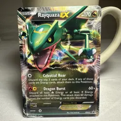 Rayquaza EX Full Art BW47 Black & White Black Star Promo Pokemon Card Holo 2012 - Image 1