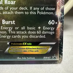 Rayquaza EX Full Art BW47 Black & White Black Star Promo Pokemon Card Holo 2012 - Image 4