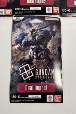 (7) BANDAI GUNDAM CARD GAME Dual Impact Booster Packs - Sealed - GD02 English - Image 3