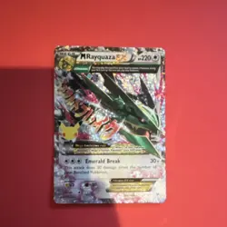 M Rayquaza EX 76/108 Full Art Holo 220 HP Emerald Break Celebrations Card - Image 1