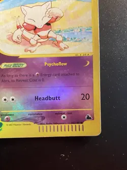 Pokemon Card- Abra -Skyridge-Reverse Holo-46/144-Rare-ENG-PL - Image 5