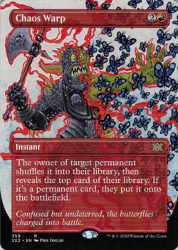 Chaos Warp Borderless - Double Masters 2022 - 359 NM - Image 1