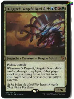 MTG O-Kagachi, Vengeful Kami [C17 - 45] LP Foil 2-65 - Image 1