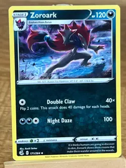 Pokemon TCG Zoroark 171/264 Fusion Strike Uncommon - Image 1