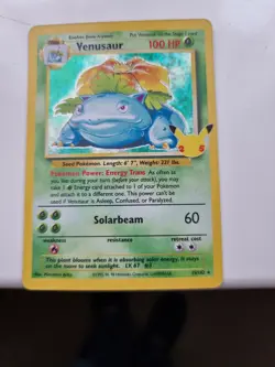 Pokemon 25th Anniversary Venusaur 15/102 Holo Rare Celebrations - Image 1