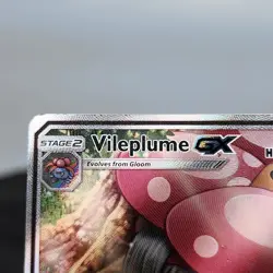 Pokemon TCG Vileplume GX 211/236 SM Cosmic Eclipse Full Art Holo Erika MP⭐ - Image 3
