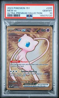 2023 Pokemon 151 205 Mew EX Ultra Premium Collection PSA 10 145075720 - Image 1