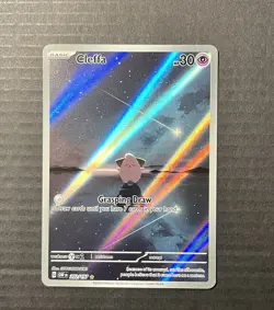 Cleffa 202/197 Illustration Rare Pokemon Obsidian Flames - Image 2