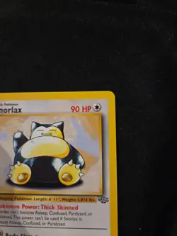 Pokemon TCG Snorlax 1st Edition Rare Pokemon Jungle 27/64 - Image 4