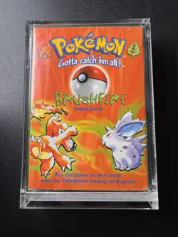 1999 Pokemon Base Set Brushfire Theme Deck Factory Sealed Vintage WOTC - Image 4